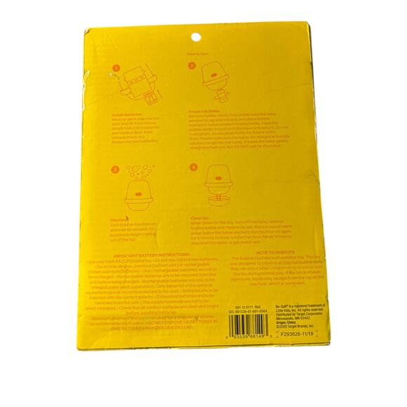 Sun Squad No-Spill Bubble Machine Blower Includes Bubble Solution Easy Fun Toy - Picture 4 of 4